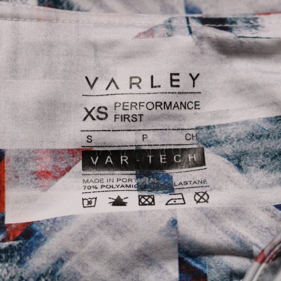 Varley High Waisted Geo Print Performance Yoga Leggings with Zip Pockets Size XS - Picture 7 of 10